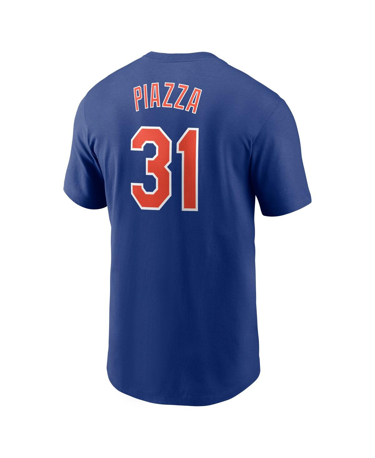 Nike Men's Mike Piazza Royal New York Mets Fuse Name Number T-shirt In Blue