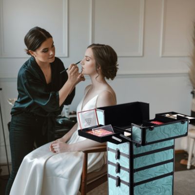 Rolling Makeup Train Case 4in1 Cosmetic Case