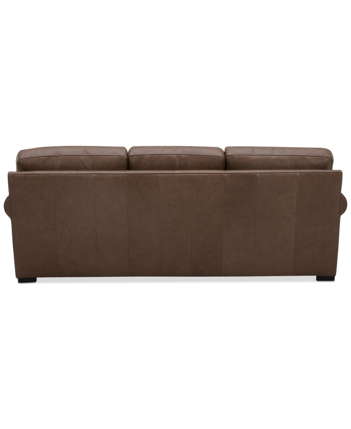 Macy's Radley 86" Leather Roll Arm Sofa, Exclusively At  In Chesnut