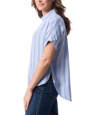 Women's Daisy Printed Short-Sleeve Shirt