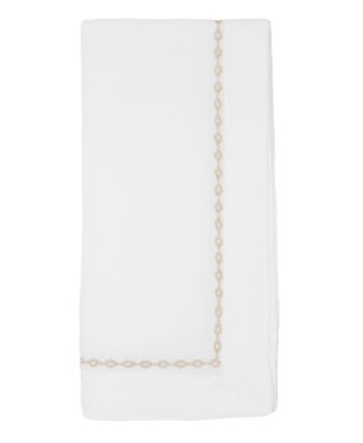 Timeless Chainlink Embroidery Napkin, Set of 4