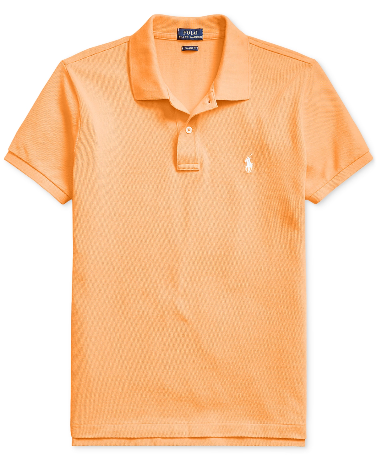 Polo Ralph Lauren Classic Fit Mesh Polo Shirt In Key West Orange
