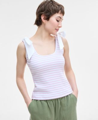 トップス melt the lady tie neck ribbon sleeveless Melt the lady tie neck ribbon sleeveless - メルカリ