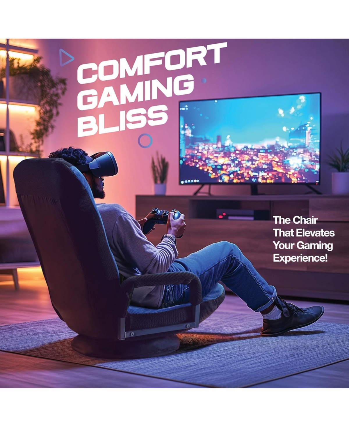 Swivel Gaming Floor Chair