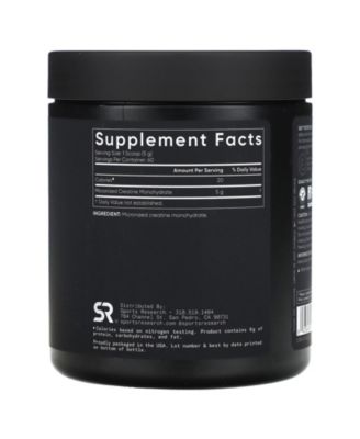 Creatine Monohydrate Unflavored - 10.58 oz (300 g