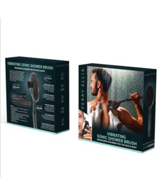Vibrating Sonic Shower Brush with 4 Massage Modes, Waterproof Design