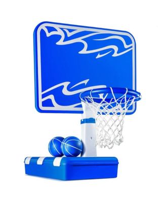 Pool Basketball Hoop 33”x25”x54” – Revolutionary Water Base and Storage System, Large Backboard, Pool Toys Basketball Game with 4 Adjustable Height, 2 Balls & Air Pump for Swimming Pool