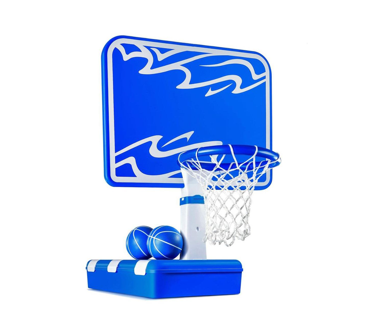 Детские игрушки Play22usa 54"H Adjustable-Height Pool Basketball Hoop, Balls & Pump, 3-Piece Set, Ages 5+ — фото 1