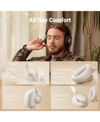 Active Noise Cancelling Headphones, 92H Playtime Fast Charging