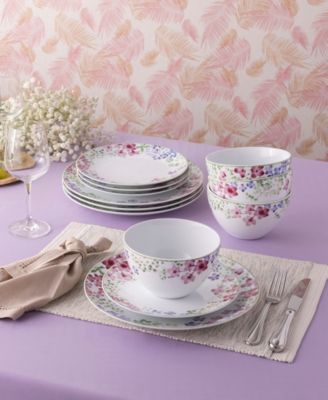 Bloomington Road 12-Piece Dinnerware Set, Service for 4