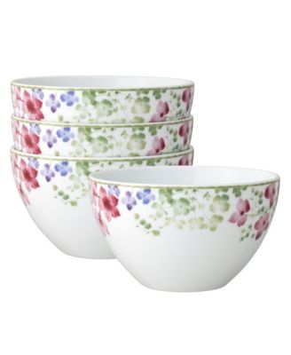 Bloomington Road 6" Set of 4 Cereals, Service for 4