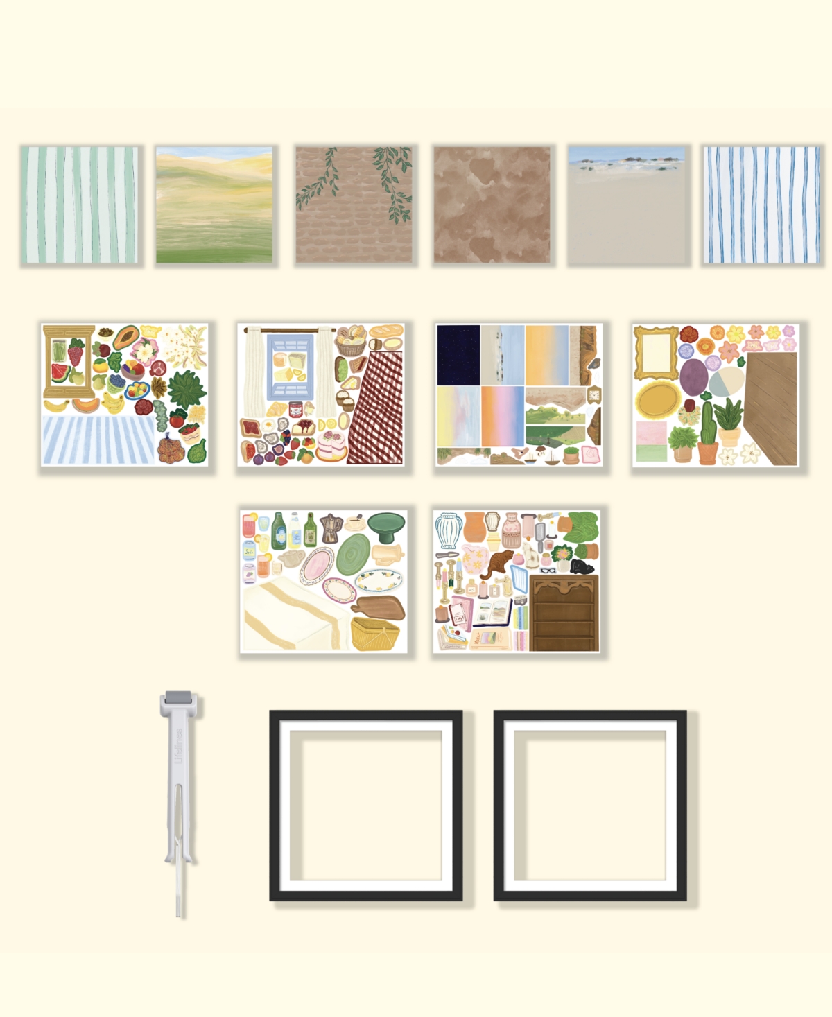 Lifelines Flowcrafts Collage Art Set In Multi