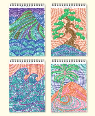 FlowArt Dot-By-Letter Art Kit - Landscapes 