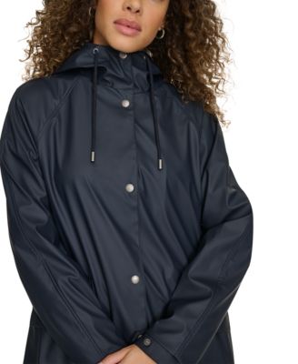 Women's Raglan Sleeve Rain Collar Jacket