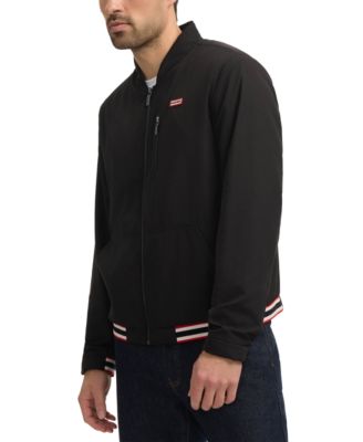 Men's Moorgate Zip Logo Bomber Jacket