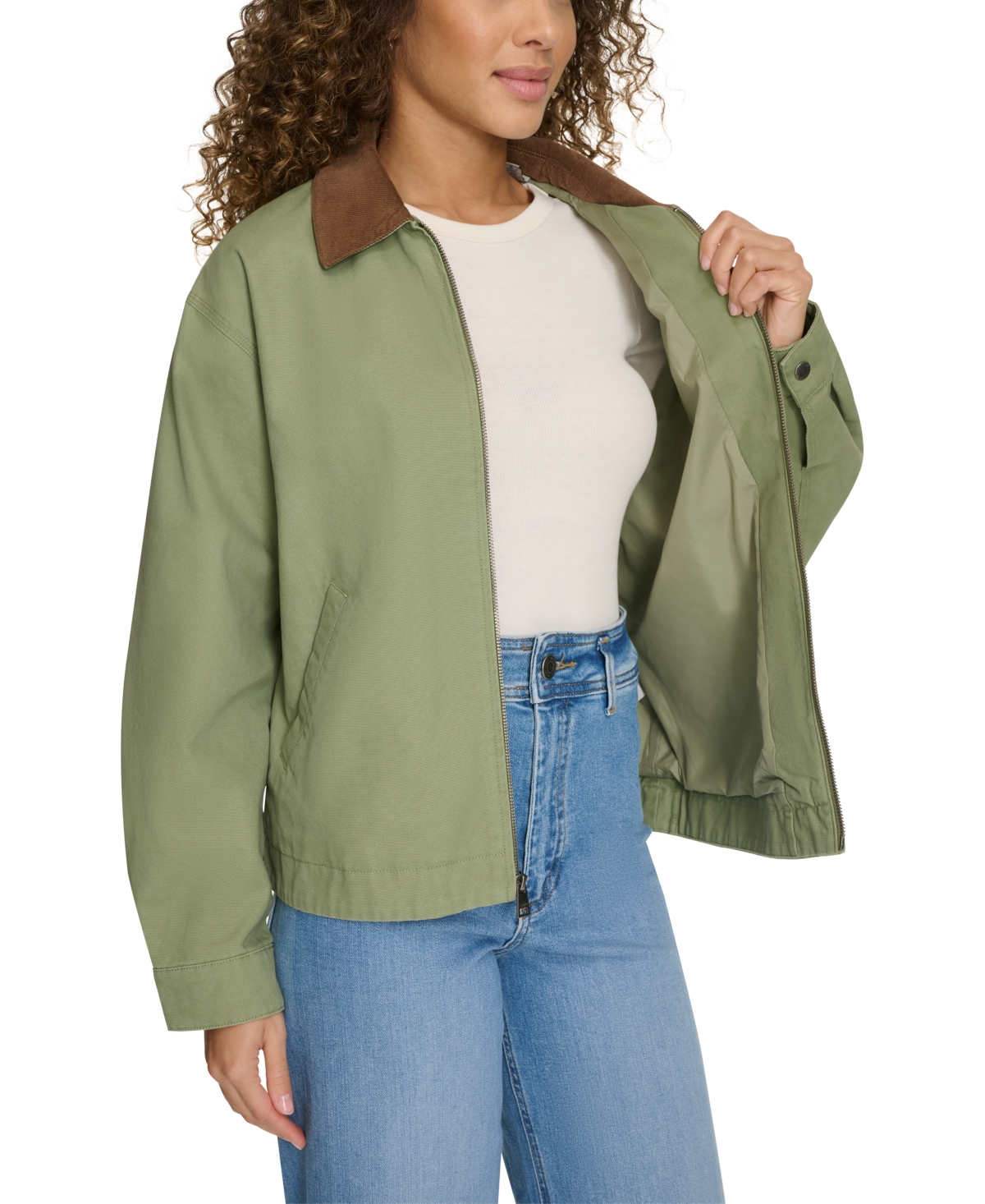 Levi's Women's Utility Collar Jacket In Sage