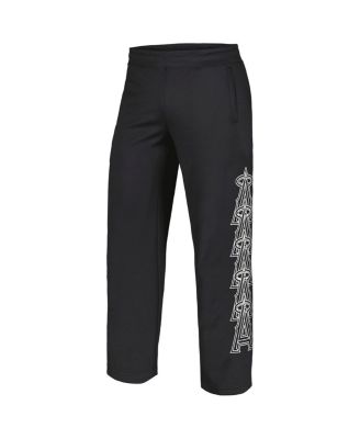 Men's Black Los Angeles Angels Pitcher Track Pants