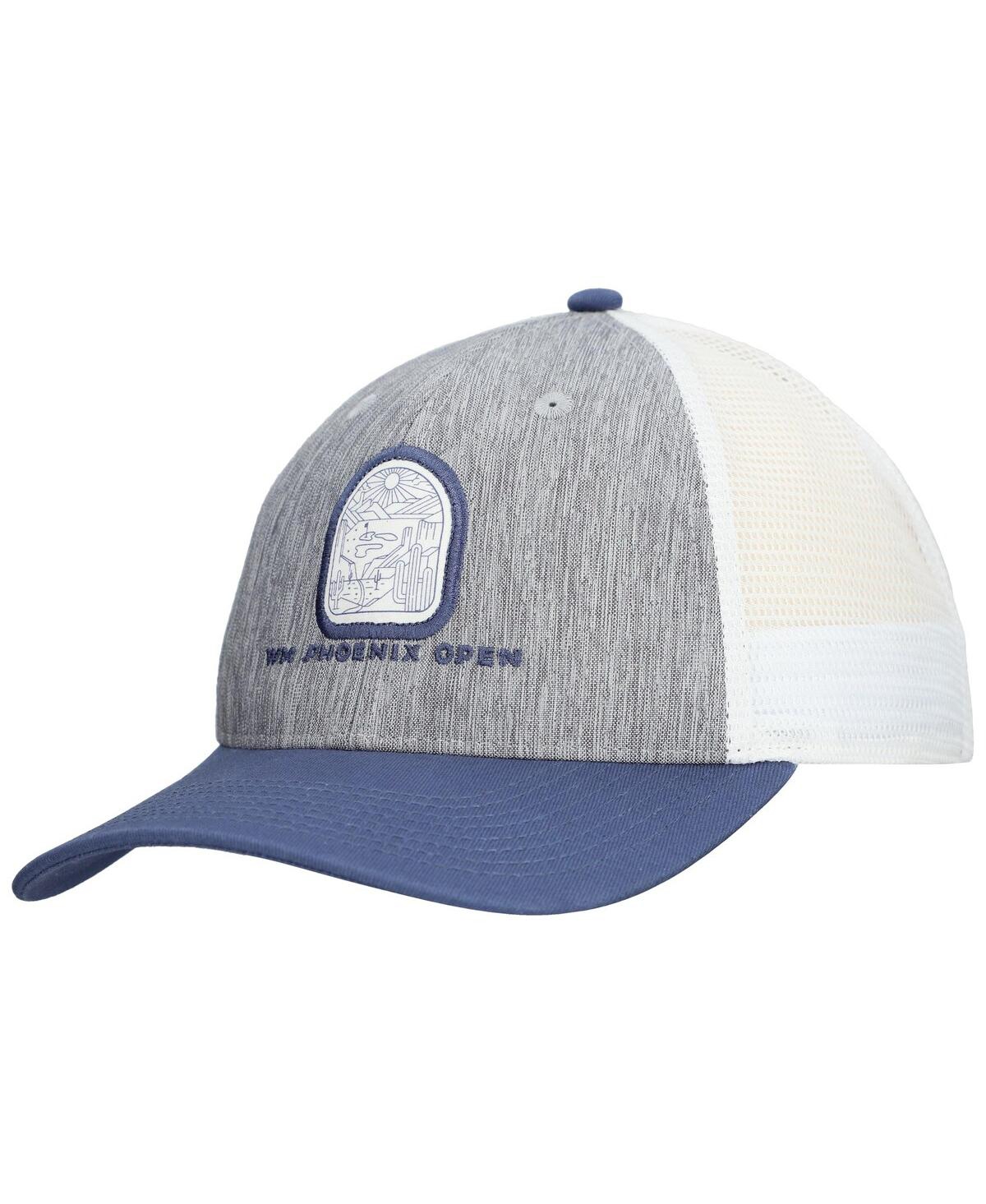 Men's Heather Gray/Navy Wm Phoenix Open Brant Adjustable Hat - Heather Gray