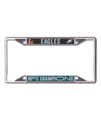 Wincraft - Philadelphia Eagles 2024 NFC Champions Laser Cut Metal License Plate Frame