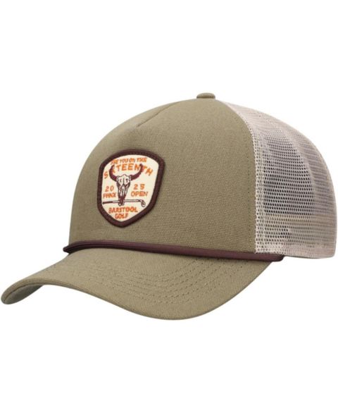 Мужская кепка Barstool Golf Green WM Phoenix Open Sixteenth Hole Canvas Rope Adjustable Hat