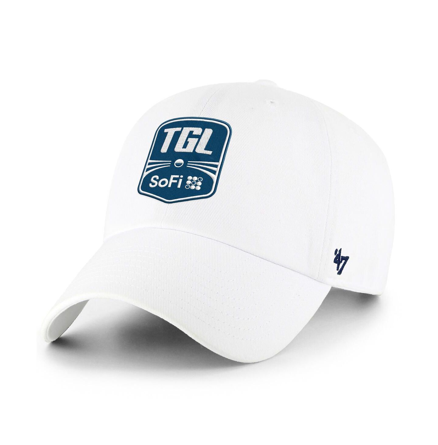 Мужская кепка '47 Brand White TGL Clean Up Adjustable Hat — фото 1