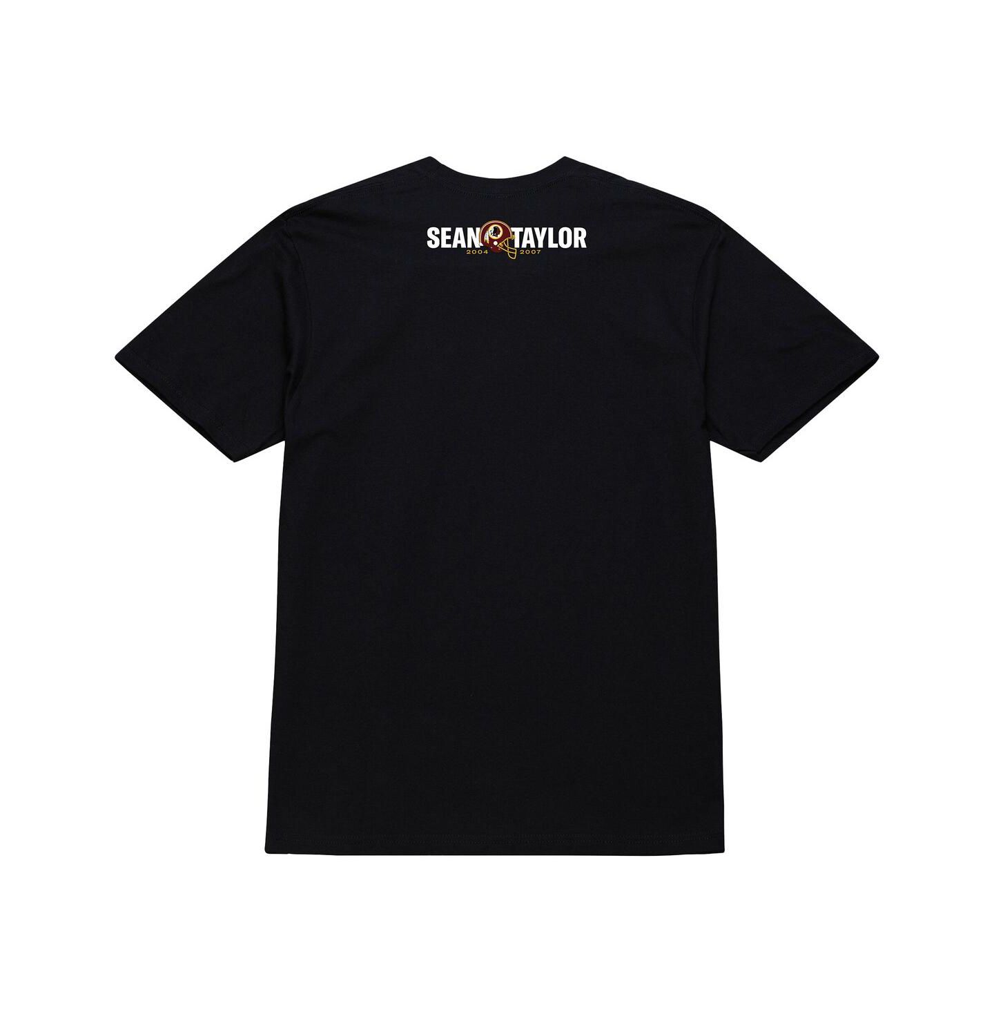 Мужская футболка Mitchell & Ness Sean Taylor Black Washington Commanders Graphic — фото 3