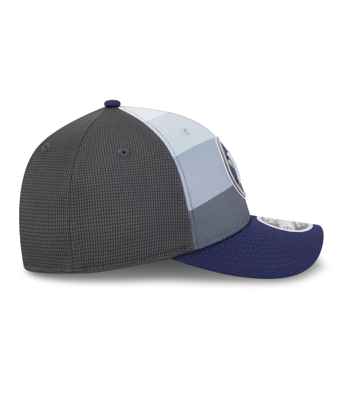 New Era Men's Gray/navy Houston Astros 2025 Batting Practice 9forty M-crown Adjustable Hat In Gray,navy