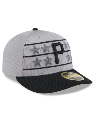 Men's Gray/Black Pittsburgh Pirates 2025 Batting Practice Low Profile 59FIFTY Fitted Hat