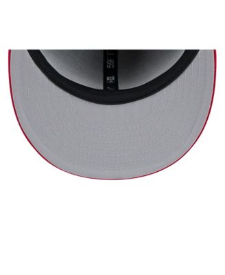 Men's Gray/Red Cleveland Guardians 2025 Batting Practice 59FIFTY Fitted Hat