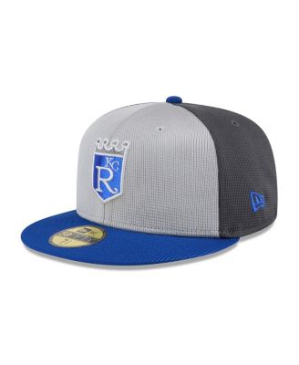 New Era - Men's Gray Kansas City Royals 2025 Batting Practice 59FIFTY Fitted Hat