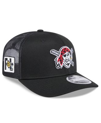 New Era - Men's Black Pittsburgh Pirates 2025 Spring Training 9SEVENTY Stretch-Snap Hat