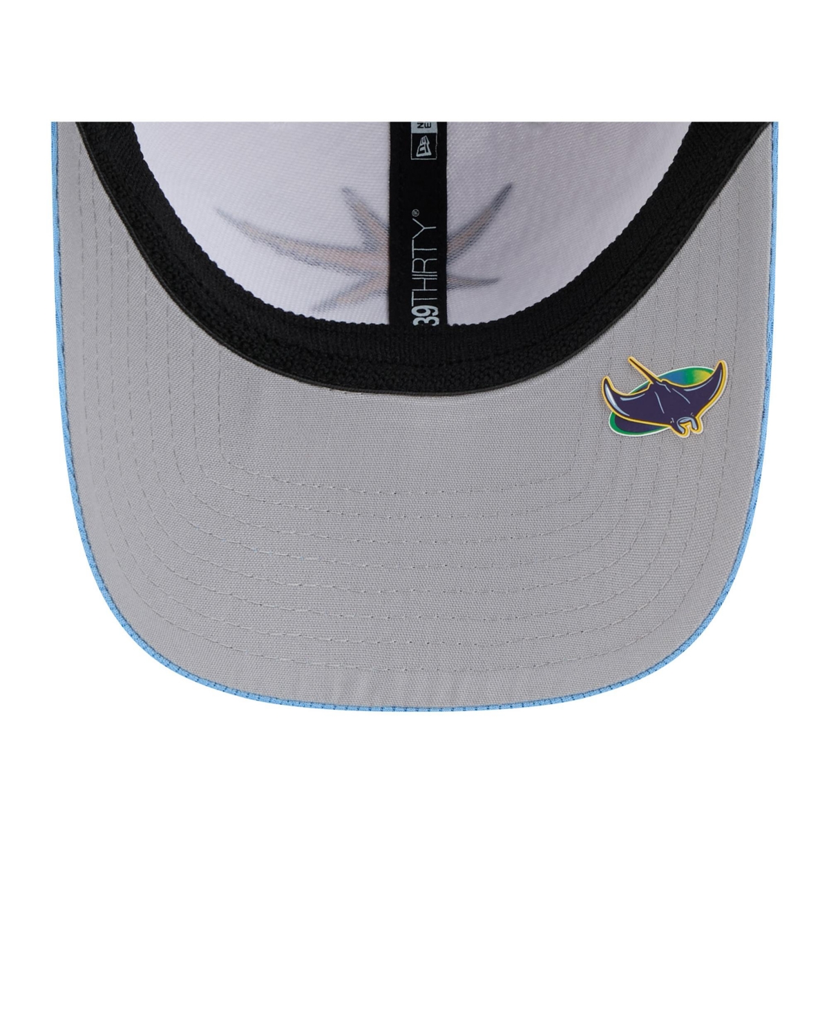 NEW ERA MEN'S NAVY/LIGHT BLUE TAMPA BAY RAYS 2025 MLB CLUBHOUSE 39THIRTY FLEX HAT 