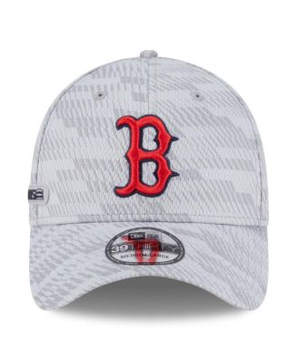 Men's Gray Boston Red Sox 2025 MLB Clubhouse 39THIRTY Flex Hat