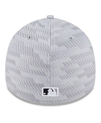 Men's Gray Chicago White Sox 2025 MLB Clubhouse 39THIRTY Flex Hat