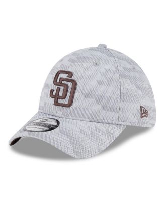 Men's Gray San Diego Padres 2025 MLB Clubhouse 39THIRTY Flex Hat