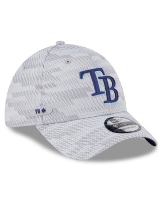 New Era - Men's Gray Tampa Bay Rays 2025 MLB Clubhouse 39THIRTY Flex Hat