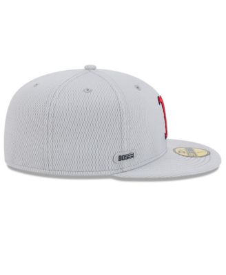 Men's Gray Boston Red Sox 2025 MLB Clubhouse 59FIFTY Fitted Hat