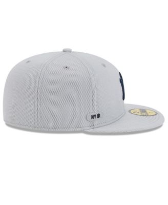 Men's Gray New York Yankees 2025 MLB Clubhouse 59FIFTY Fitted Hat