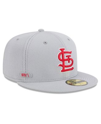New Era - Men's Gray St. Louis Cardinals 2025 MLB Clubhouse 59FIFTY Fitted Hat