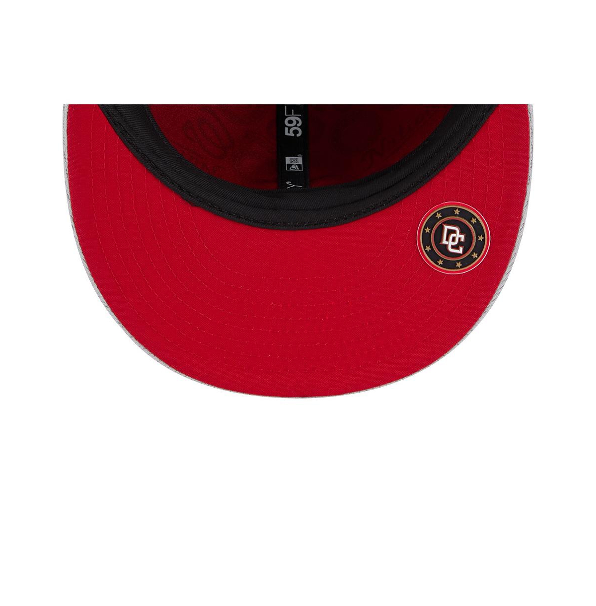 NEW ERA MEN'S GRAY WASHINGTON NATIONALS 2025 MLB CLUBHOUSE 59FIFTY FITTED HAT 
