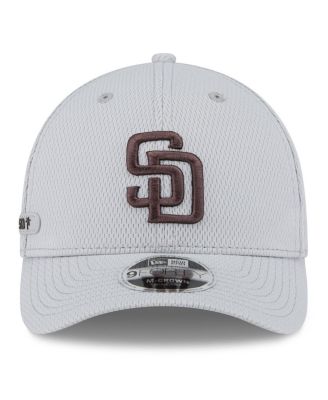 Men's Gray San Diego Padres 2025 MLB Clubhouse 9FORTY M-Crown Adjustable Hat