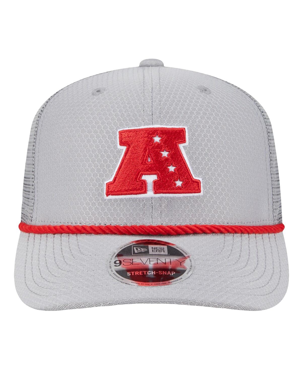 NEW ERA MEN'S GRAY CINCINNATI BENGALS 2025 PRO BOWL 9SEVENTY STRETCH-SNAP HAT 