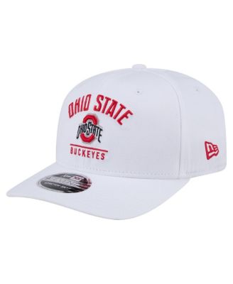 New Era - Men's White Ohio State Buckeyes 9SEVENTY Team Stretch-Snap Adjustable Hat
