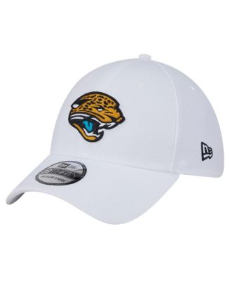 New Era - Men's White Jacksonville Jaguars Throwback 39THIRTY Flex Hat
