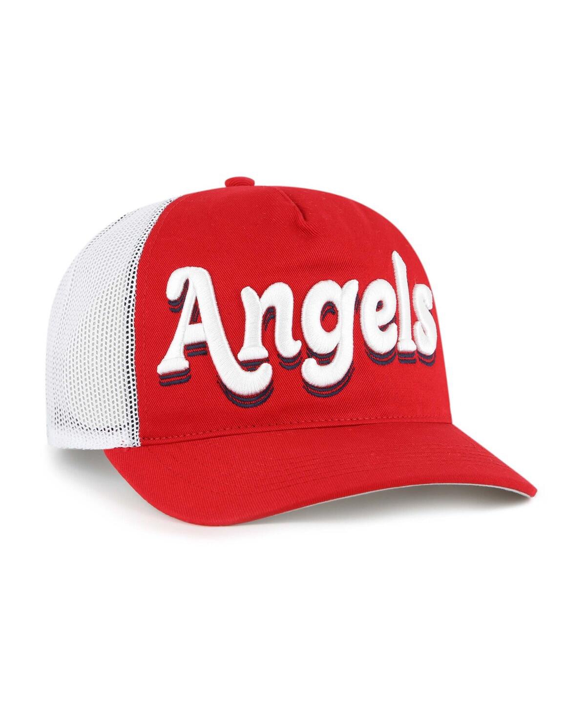 47 Brand Women's Red Los Angeles Angels Biloxi Hitch Adjustable Hat In Red
