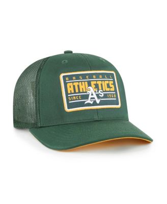 Men's Green Oakland Athletics Hardline Trucker Adjustable Hat