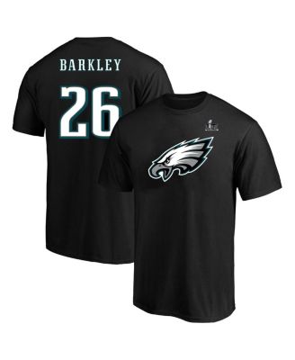 Fanatics - Men's Saquon Barkley Black Philadelphia Eagles Super Bowl LIX Big Tall Player Name Number T-Shirt