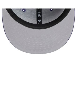 Men's Purple Phoenix Suns Sport Night Script Sided 59FIFTY Fitted Hat