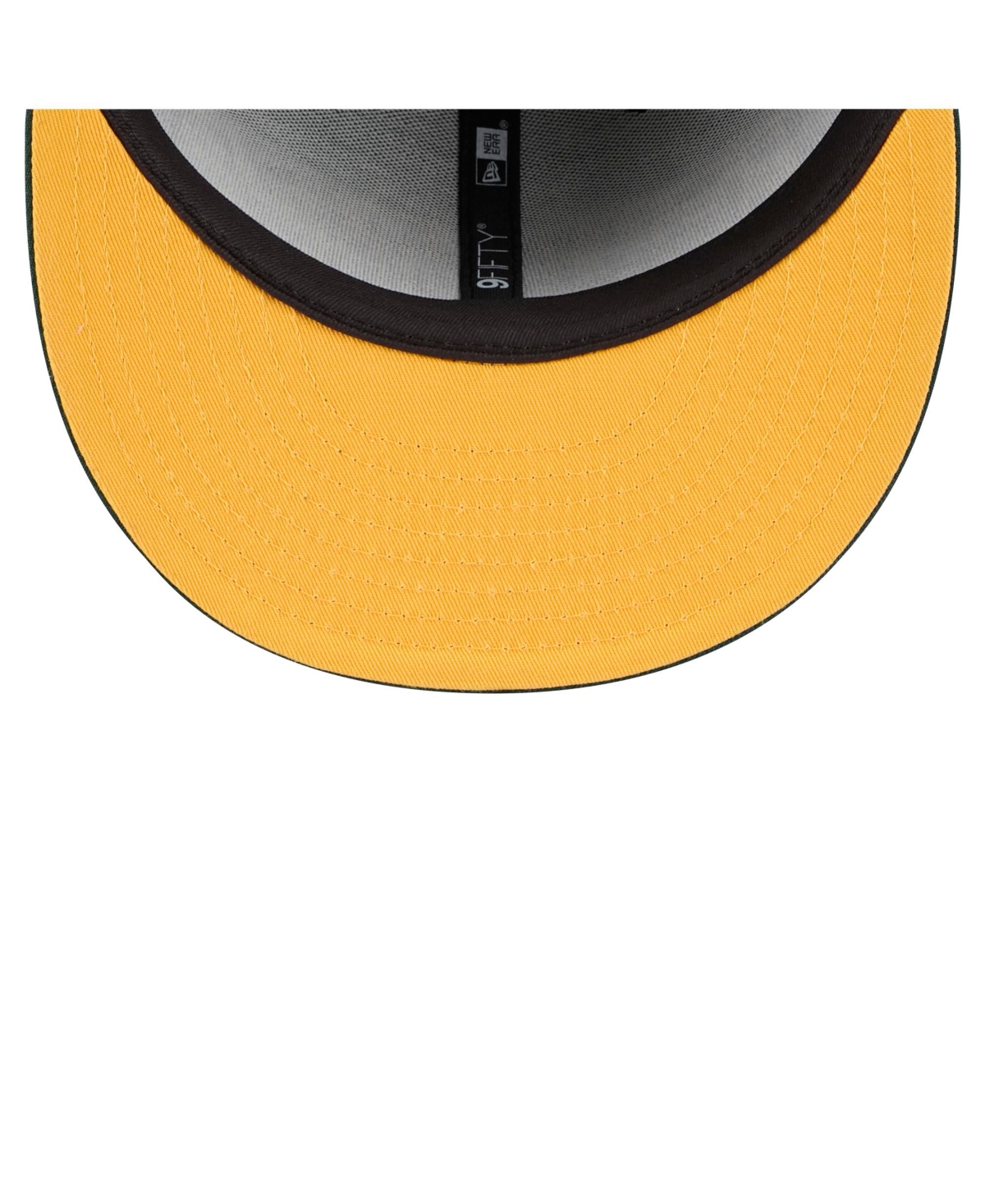 NEW ERA MEN'S BLACK ATHLETICS SPLATTER 9FIFTY SNAPBACK HAT 