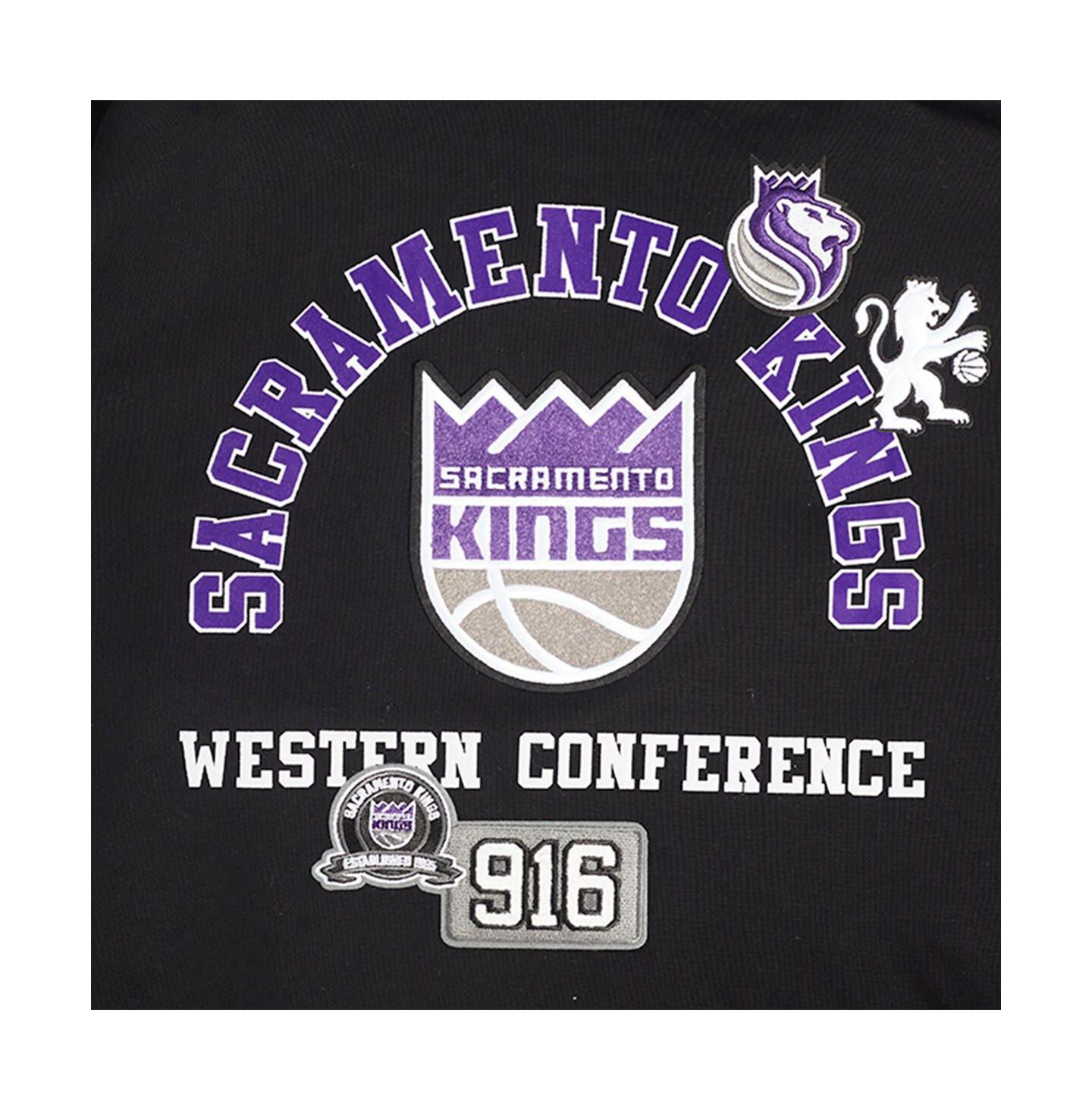 Мужское худи Pro Standard Black Sacramento Kings Area Code Pullover — фото 2